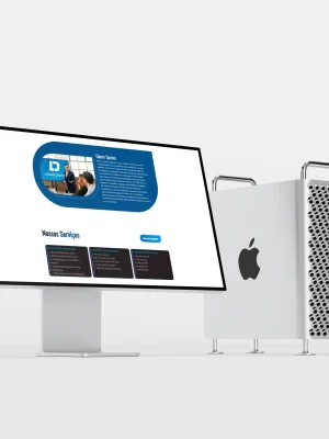 Mockup apple lugar digital